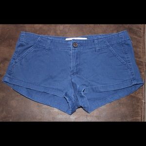 Hollister Blue Khaki Shorts- Worn Twice